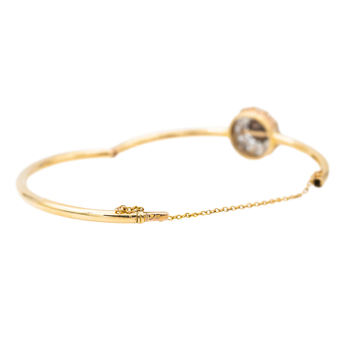 Brazalete de perlas de oro amarillo