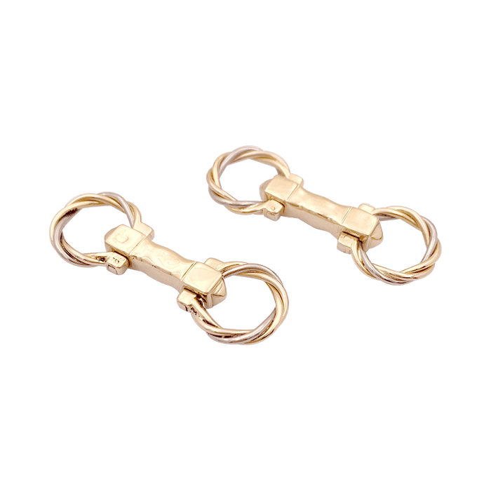 Boutons de manchette Boutons de manchette Cartier "Trinity", trois ors. 58 Facettes 34092