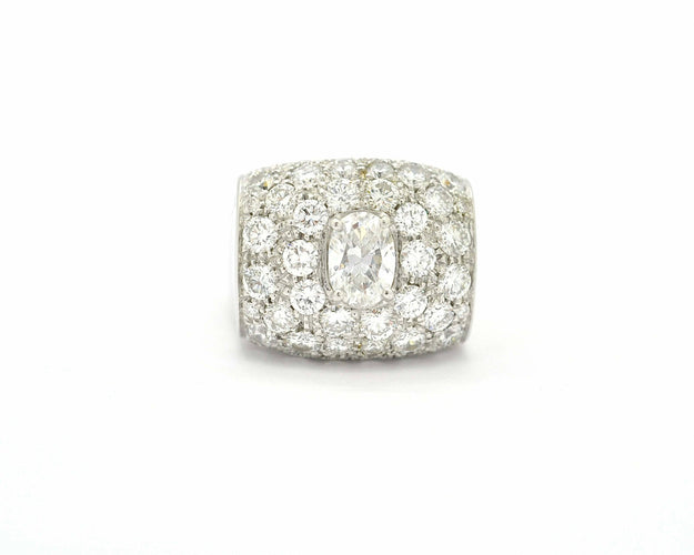 Bague avec diamants de 3,15 ct 58 Facettes
