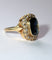 Bague 52 Bague Vintage Or Jaune Saphir Bleu Intense 58 Facettes 576