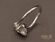 Bague 56 Bague Trio Diamants 58 Facettes A9708
