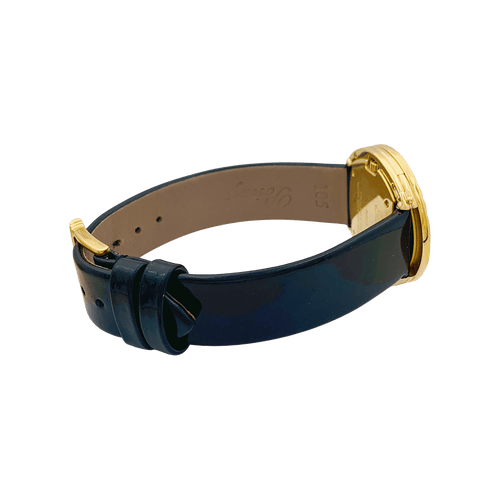 Montre Montre Poiray "Ma Seconde" acier, or, cuir, nacre, diamants. 58 Facettes 34313