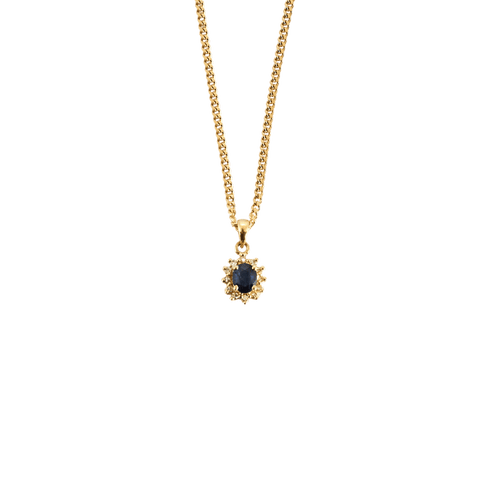 Collier COLLIER "MARGUERITE" DIAMANTS & SAPHIRS 58 Facettes BO/240044 NSS