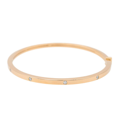 Bracelet Bracelet Jonc Or rose Diamant 58 Facettes 3605364CN