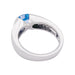 Bague 54 Bague Boucheron saphir, diamants, or blanc. 58 Facettes 33988