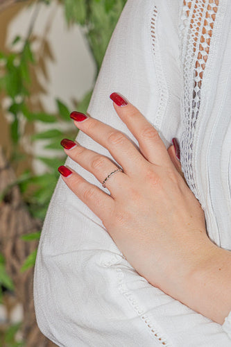 Bague 52 Mauboussin Bague Alliance  Or blanc 58 Facettes 3059432CN