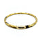 Bracelet SOHO 18K GOLD ENAMEL Golden Calligraphic Stripe Bangle Bracelet 58 Facettes
