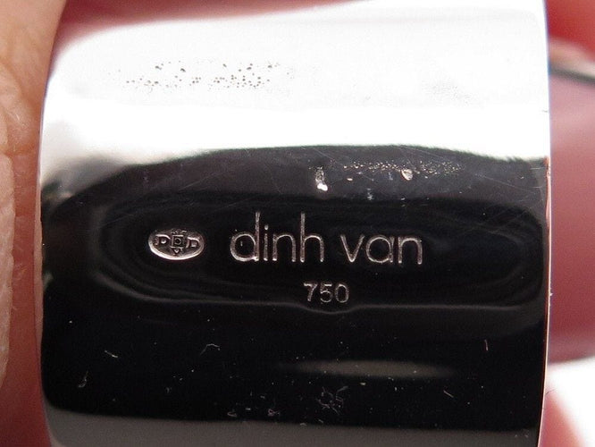 Bague 58 bague DINH VAN anthea en or blanc et diamants 58 Facettes 259240