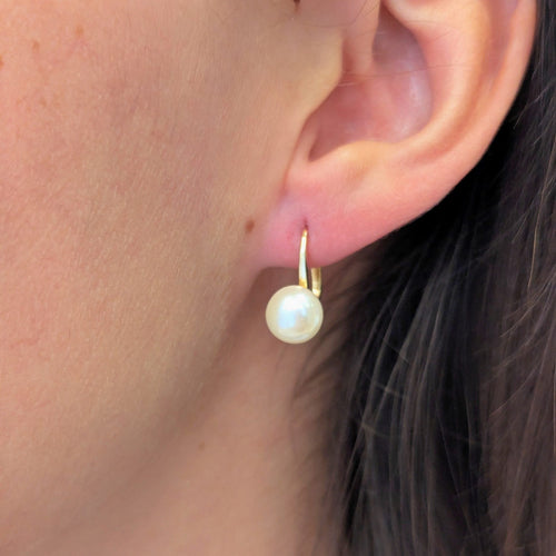 Boucles d'oreilles Boucles d'oreilles en or jaune et perles de culture 58 Facettes 32266