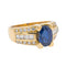 Bague 49 O.J. Perrin Bague Or jaune Saphir 58 Facettes 2905291CN
