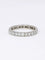 Bague 56 Alliance platine diamants 1 ct 58 Facettes J384