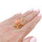 Bague 55 Bague Van Cleef & Arpels, "Tortue", or jaune, diamants, corail. 58 Facettes 33887