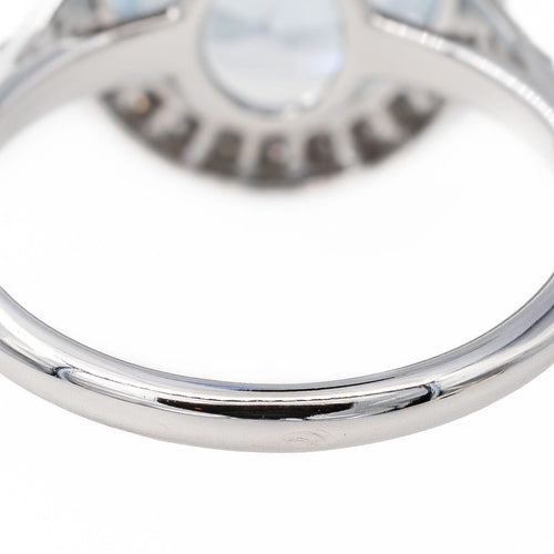 Bague 51 Mauboussin Bague Vraiment toi Or blanc Aigue Marine 58 Facettes 3548811CN