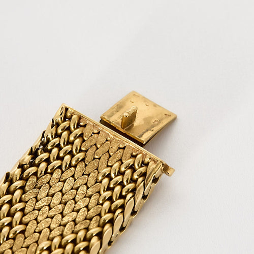 Bracelet Bracelet en or jaune à maille polonaise 58 Facettes POI0357