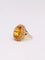 Bague 48 Bague cocktail citrine 5 carats 58 Facettes J380