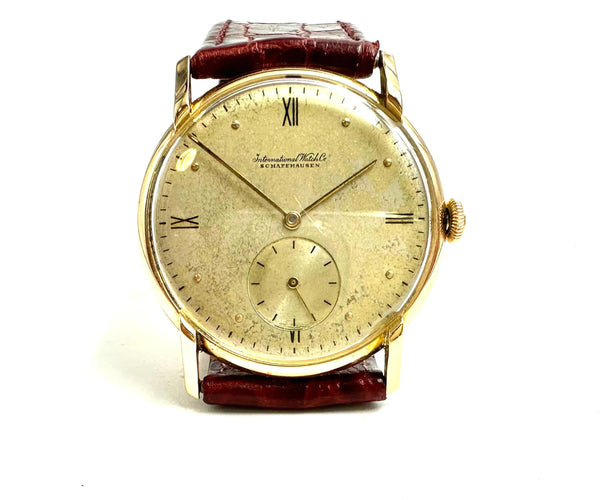 Montre IWC Schaffausen - montre à boîtier en or, années 1930 58 Facettes