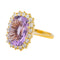 Bague 55 Bague Pompadour Or jaune Améthyste, Diamant 58 Facettes 2231641CN