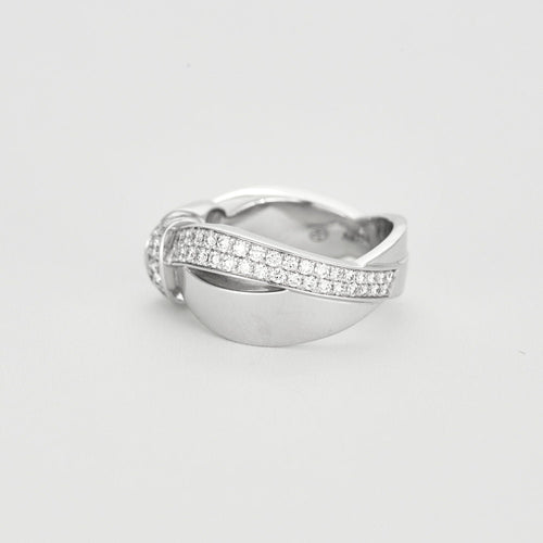Bague 49 CHAUMET - Bague Liens Séduction en or blanc et diamants 58 Facettes