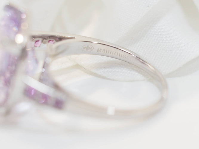 Bague 54 Bague Mauboussin "Couleur d'Amour" en or blanc et Améthyste 58 Facettes 33213