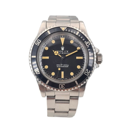 Montre Montre ROLEX Submariner 5513 Serif 58 Facettes 5513-1-1