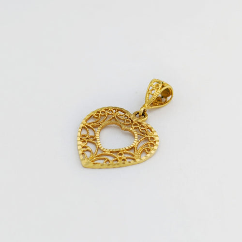 Pendentif Pendentif Coeur en or jaune 58 Facettes 32176