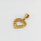 Pendentif Pendentif Coeur en or jaune 58 Facettes 32176