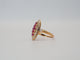 Bague 52 Bague Marquise or jaune, diamants, rubis 58 Facettes 4574