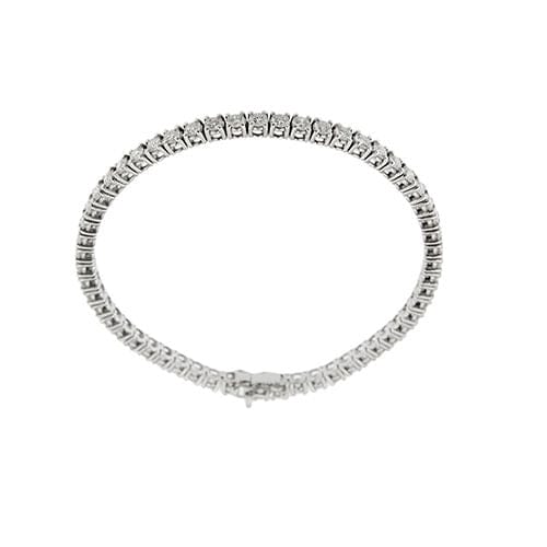 Tennisarmbånd med diamanter 5,10 ct 