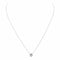 Collier Collier Solitaire Or blanc Diamant 58 Facettes 2538671CN