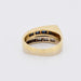 Bague Bague or blanc et jaune saphirs et diamants 58 Facettes 39