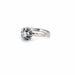 Bague 54 Solitaire Or Blanc Diamant 58 Facettes 3-GS33732