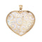 Pendentif Pendentif Grand Coeur Or Jaune Nacre 58 Facettes G12708