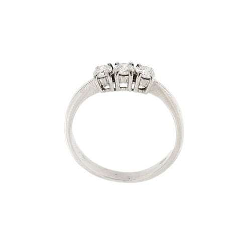 Bague 52 Bague trilogie avec diamants de 0,36 ct 58 Facettes 27536