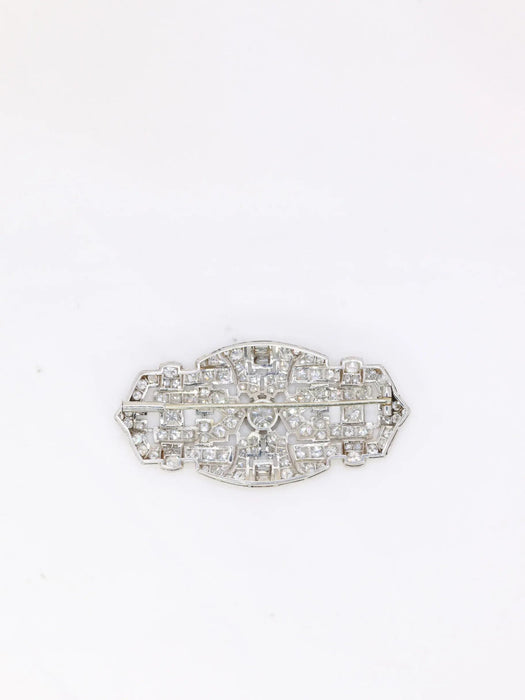 Pin Art Deco 7 ct diamonds