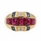 Bague 53 Bague Cocktail Or jaune Rubis 58 Facettes 3017710RV