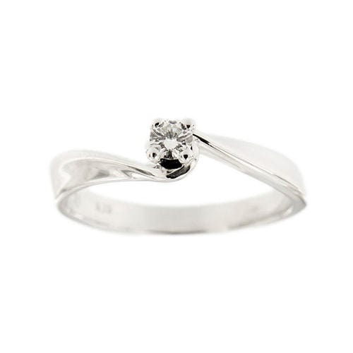 Bague 50 DAMIANI - Bague solitaire avec diamant 58 Facettes 37094