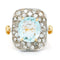 Bague 54.5 Bague entourage diamant aigue-marine 58 Facettes 3A835F118F3E4E7EA32FBF94D769BE53