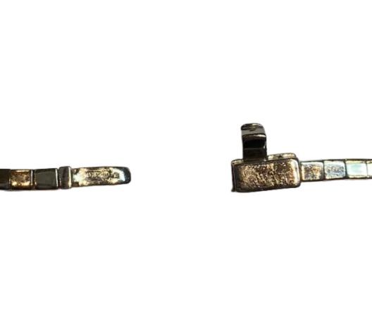 Colar rivière de diamantes em ouro branco 18k cerca de 3 ct 