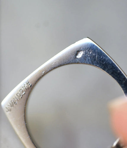 Bague 47 Bague Jean Vendôme Diamants et Emeraudes sur Or Blanc 58 Facettes