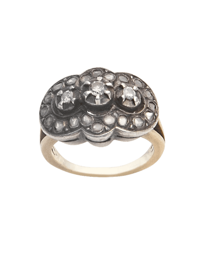 Alliance Or 18K jaune et blanc Diamant