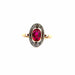 Bague 56 Bague  Art-Déco Rubis 58 Facettes 88-GS36656