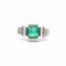 Bague Bague vintage émeraude 1,54cts et diamants 58 Facettes 26359-26509