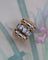 Bague 54 Bague Tank Or et Diamants 58 Facettes A11195