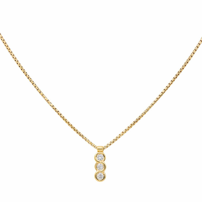 Collier Collier trilogie Or jaune Diamant 58 Facettes 3164016CN