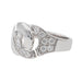 Bague 57 Dinh van Bague Menottes Or blanc Diamant 58 Facettes 3616727RV