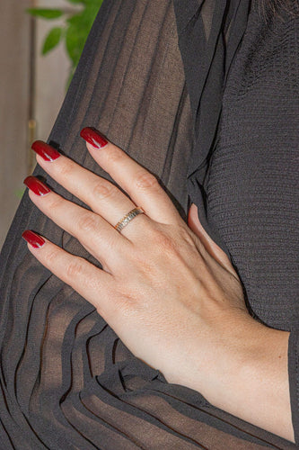 Bague 56 Bague Alliance Or blanc 58 Facettes 3079844CN