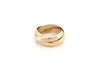 Bague 53 vintage bague CARTIER trinity mm 3 ors or 58 Facettes 263552