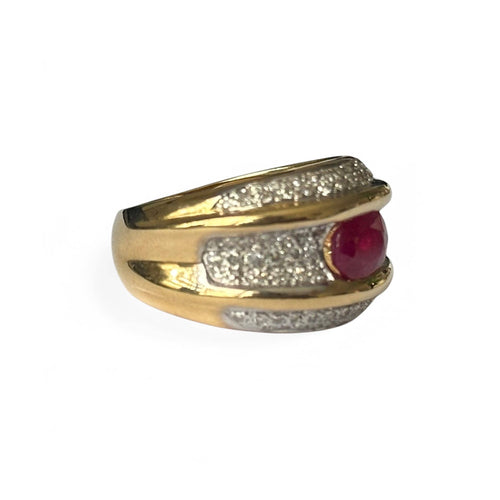 Bague 54 Bague rubis diamants 58 Facettes 329