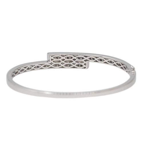 Bracelet Bracelet Jonc Or blanc Diamant 58 Facettes 2999635CN