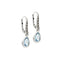 Boucles d'oreilles Boucles d'oreilles en aigue-marine et diamants 58 Facettes 29435